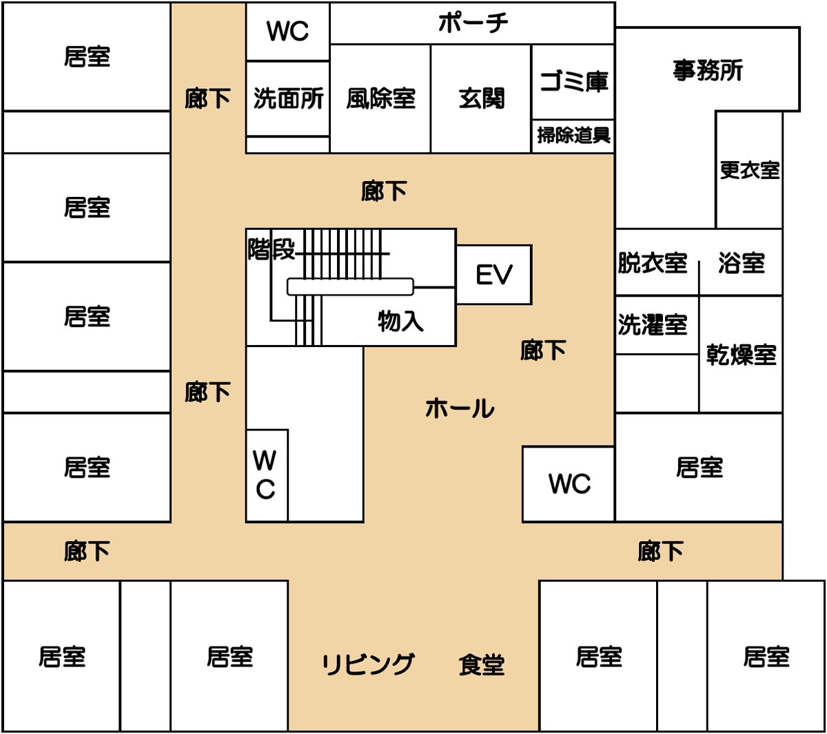 こもれび平面図